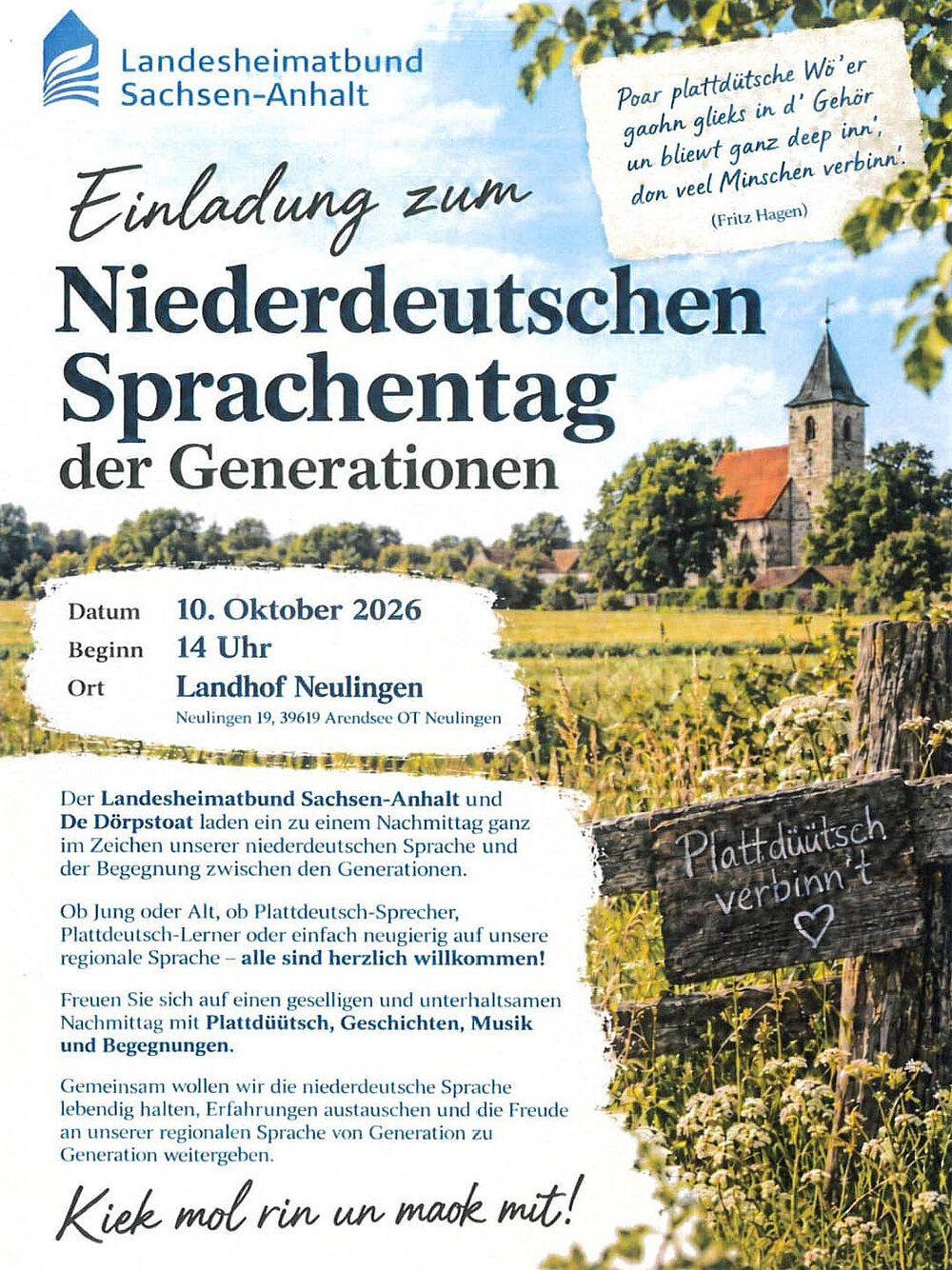 261010 Neulingen Plattdeutsch